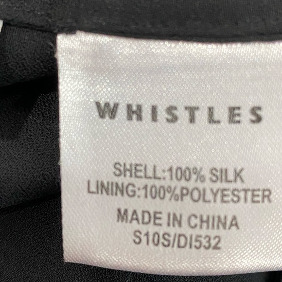 Whistles Silk Midi Dress Fully Lined i Plum Purple Reptile Patter 3/4 sleeve 6 - Picture 9 of 12